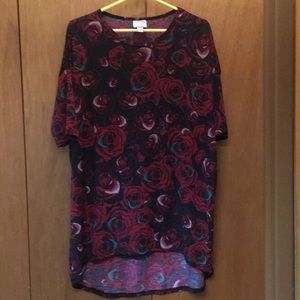 Rose print Irma tunic